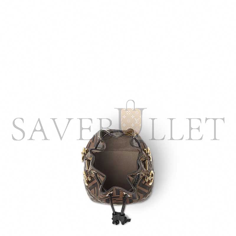 F**di mon trÉsor bucket bag in brown (18*12*10cm)